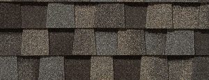 Closeup of Certainteed Landmark Pro Driftwood shingles