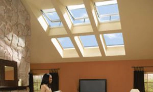 Interior View Of Skylights