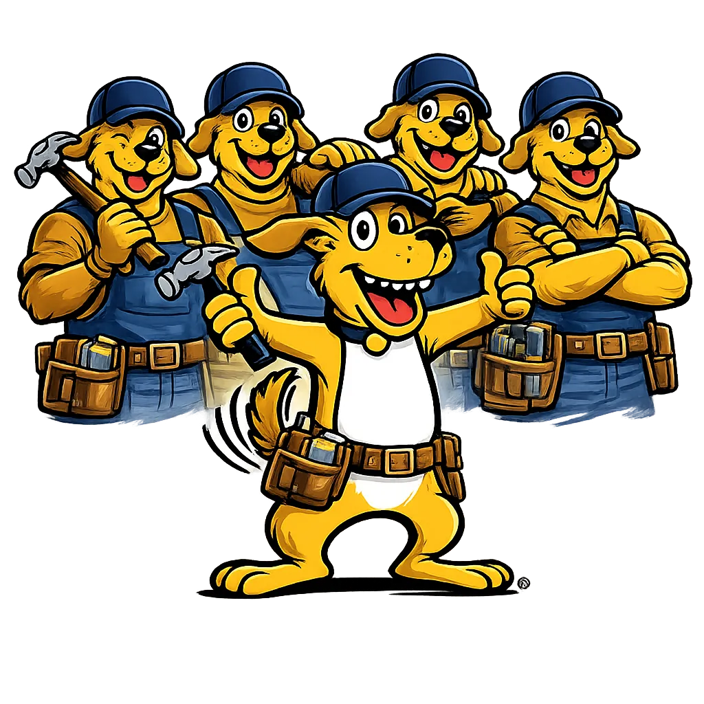 roofing dog team 